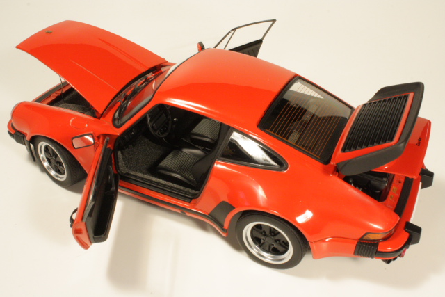 Porsche 911 3.3 Turbo, red