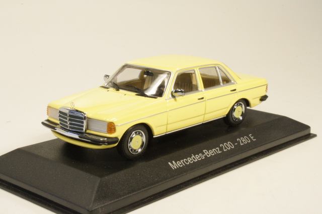 Mercedes 280E (w123) 1982, keltainen