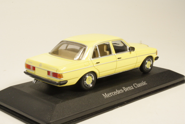 Mercedes 280E (w123) 1982, keltainen