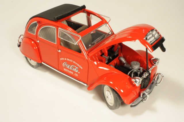 Citroen 2CV "Coca Cola", red