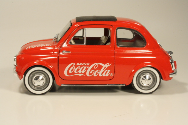 Fiat 500 "Coca Cola", punainen - Sulje napsauttamalla kuva