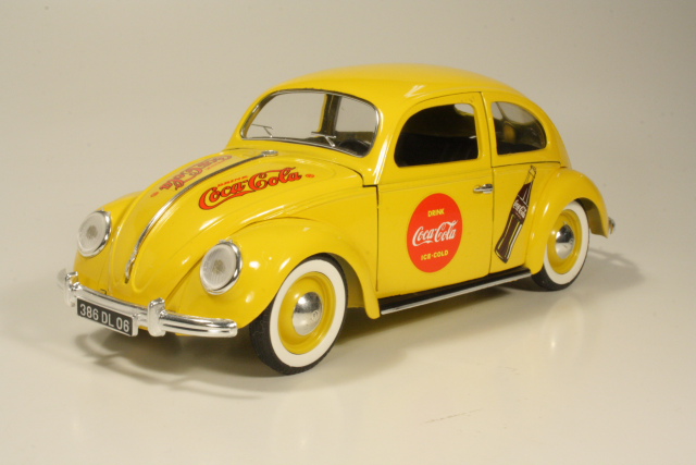 VW Beetle "Coca Cola", yellow