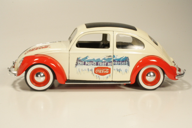 VW Beetle "Coca Cola", cream/red