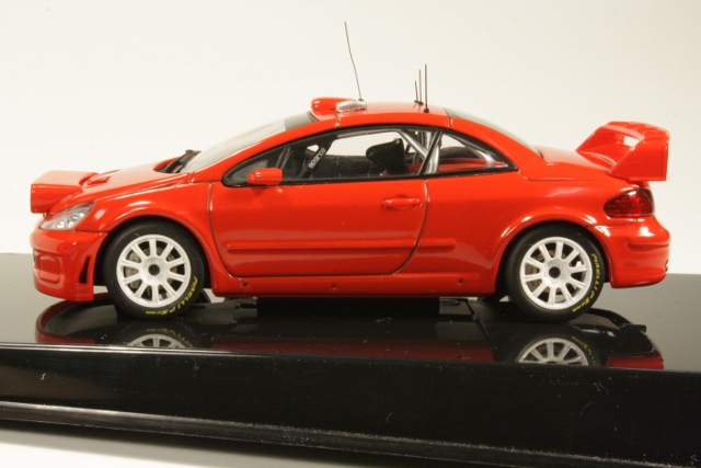 Peugeot 307 WRC 2005 Plain Body Version, punainen - Sulje napsauttamalla kuva
