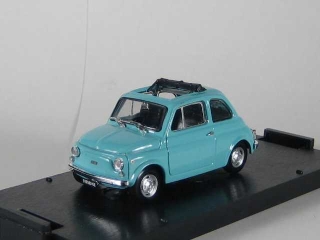 Fiat 500R 1972, vaalean sininen