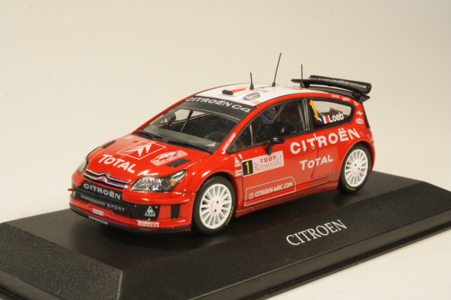 Citroen C4 WRC, 1st. Monte Carlo 2008, S.Loeb, no.1