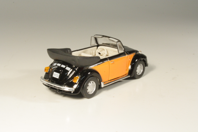 VW Kupla 1303 Cabriolet, musta/oranssi - Sulje napsauttamalla kuva
