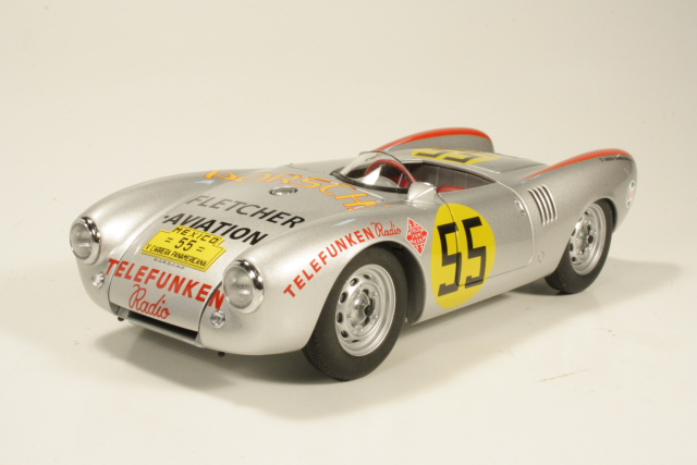Porsche 550 Spyder, 3rd. Panamericana 1954, H.Herrmann, no.55 - Sulje napsauttamalla kuva