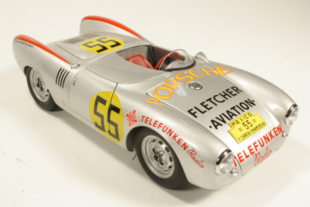 Porsche 550 Spyder, 3rd. Panamericana 1954, H.Herrmann, no.55 - Sulje napsauttamalla kuva