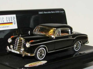 Mercedes 220SE (w128) Coupe, musta