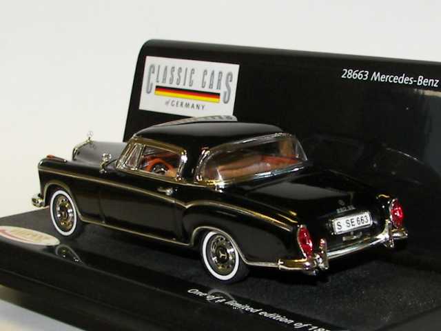 Mercedes 220SE (w128) Coupe, black