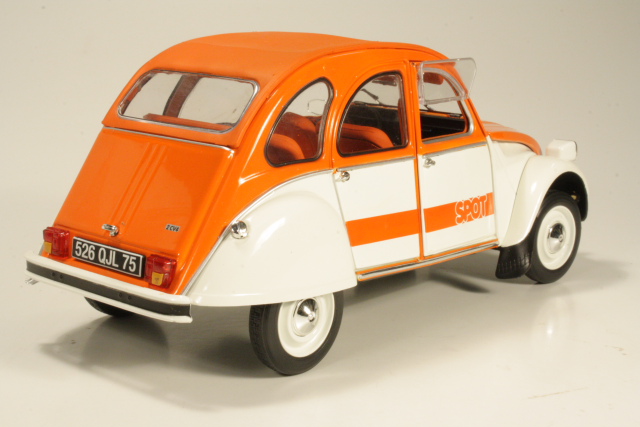 Citroen 2CV Spot 1976, white/orange