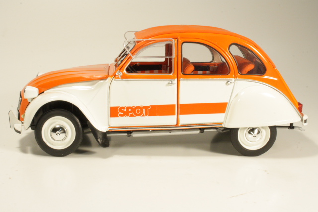 Citroen 2CV Spot 1976, white/orange