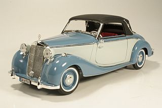 Mercedes 170S Cabriolet A (W136) 1949, sininen/harmaa