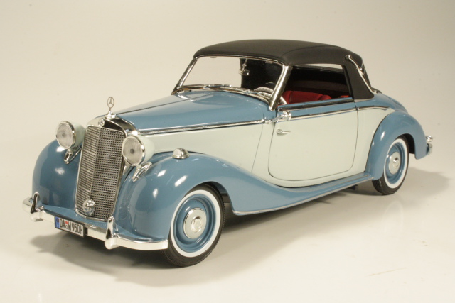 Mercedes 170S Cabriolet A (W136) 1949, sininen/harmaa