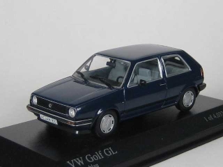 VW Golf 2 GL 1985, tummansininen
