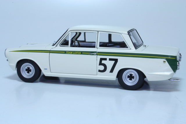 Ford Cortina Lotus Mk1, 1st. Crystal Palace 1964, J.Clark, no.57