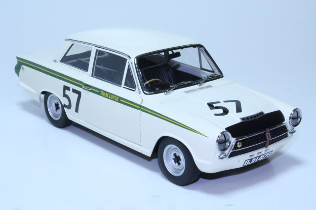 Ford Cortina Lotus Mk1, 1st. Crystal Palace 1964, J.Clark, no.57