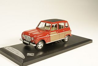 Renault 4L Parisienne 1963, tummanpunainen - Sulje napsauttamalla kuva