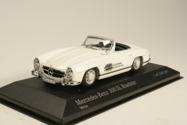 Mercedes 300SL (w198) Roadster 1955, white