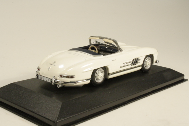 Mercedes 300SL (w198) Roadster 1955, valkoinen