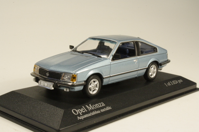 Opel Monza 1980, vaaleansininen - Sulje napsauttamalla kuva