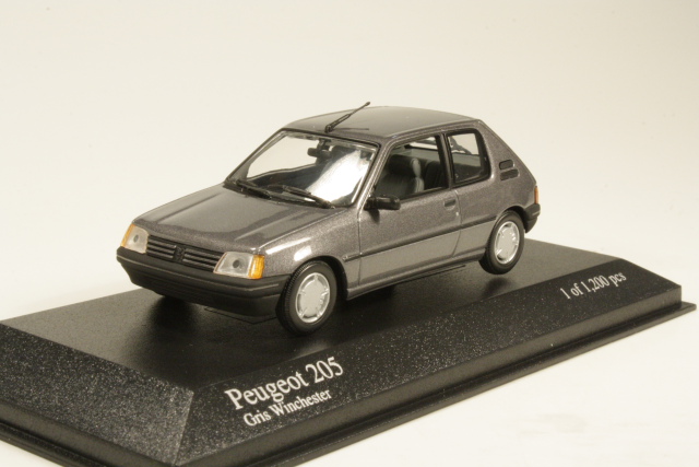 Peugeot 205 XR 1990, grey