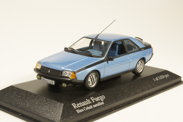 Renault Fuego 1980, sininen - Sulje napsauttamalla kuva