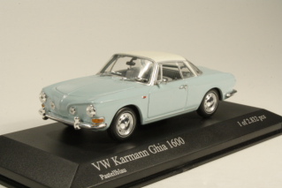 VW Karmann Ghia 1600 1966, light blue/white