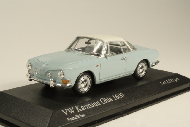 VW Karmann Ghia 1600 1966, light blue/white