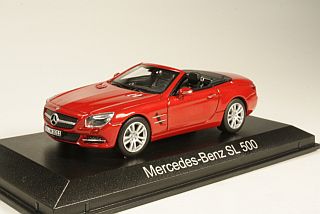 Mercedes SL500 2012, red