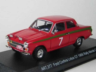 Ford Cortina Lotus GT Mk1, Monte Carlo 1966, no.7 - Sulje napsauttamalla kuva