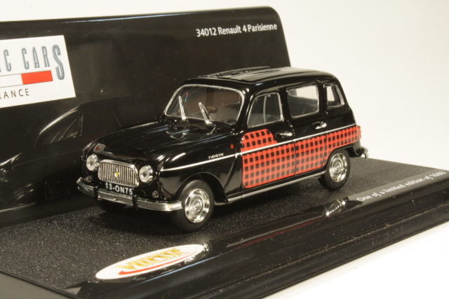 Renault 4 Parisienne, black/red