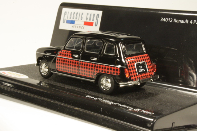 Renault 4 Parisienne, black/red