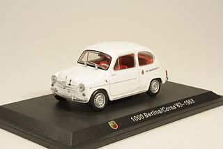 Fiat Abarth 1000 Berlina Corsa 1964, valkoinen - Sulje napsauttamalla kuva