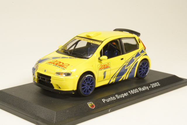 Fiat Punto Abarth Super 1600 2002, keltainen - Sulje napsauttamalla kuva