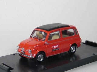 Fiat 500 Giardiniera "Fiat Trattori" 1960, oranssi