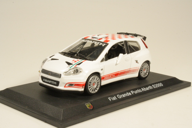 Fiat Grande Punto Abarth S2000, valkoinen/punainen - Sulje napsauttamalla kuva