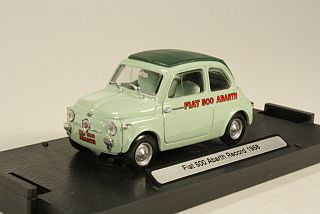 Fiat 500 Abarth Record 1958, vaaleanvihreä - Sulje napsauttamalla kuva