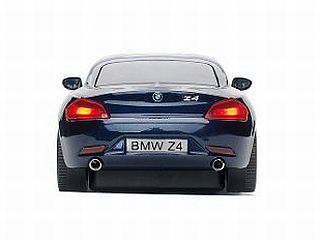 BMW Z4, blue. Wireless optical mouse