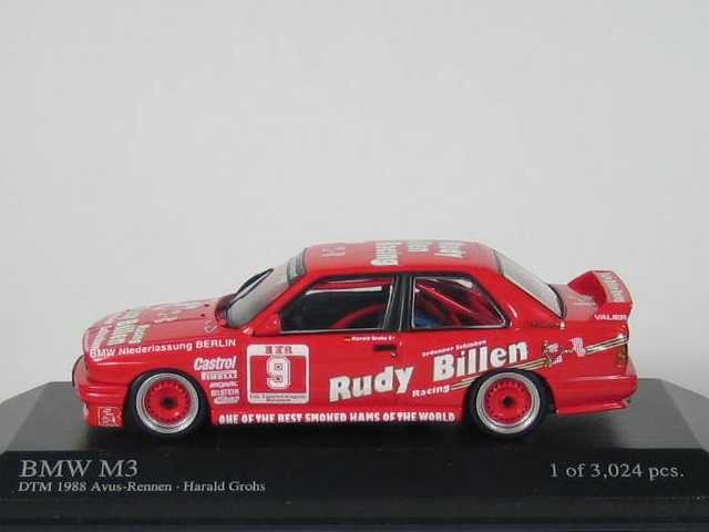 BMW M3, DTM 1988, Team Valier "Billen", H.Grohs, no.9