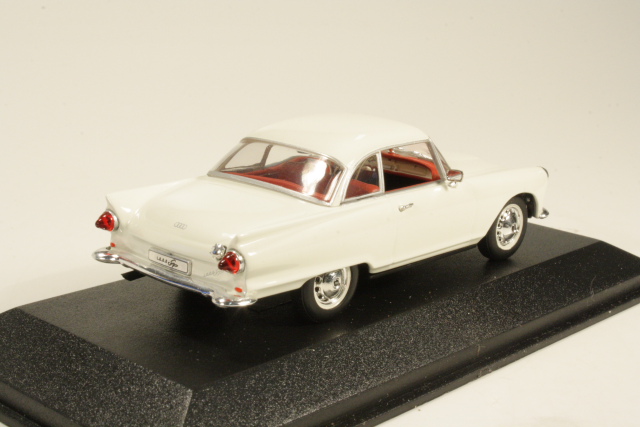 Auto Union 1000SP Coupe 1958, valkoinen - Sulje napsauttamalla kuva