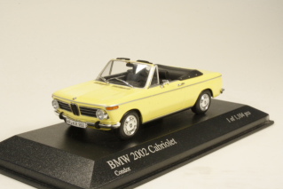 BMW 2002 Cabriolet 1971, keltainen - Sulje napsauttamalla kuva