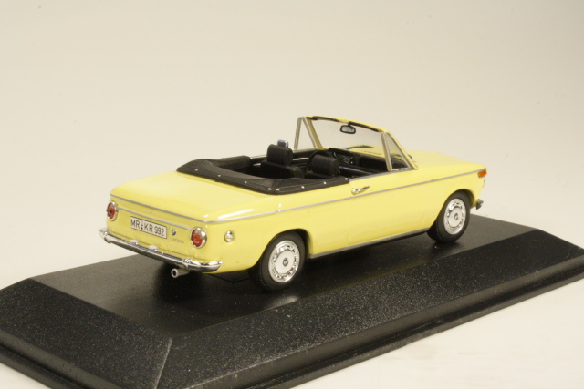 BMW 2002 Cabriolet 1971, keltainen