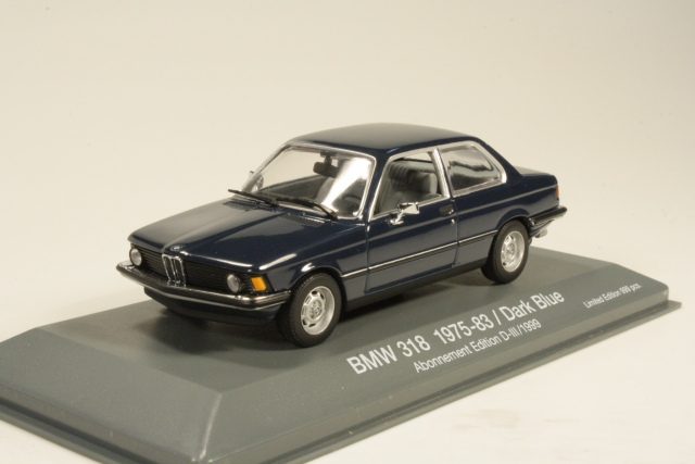 BMW 318 (e21) 1975, dark blue