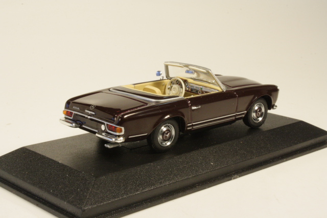Mercedes 230SL (w113) 1965, tummanpunainen