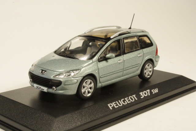 Peugeot 307SW 2005, vaaleanvihreä