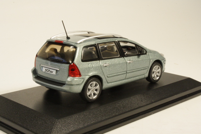 Peugeot 307SW 2005, vaaleanvihreä
