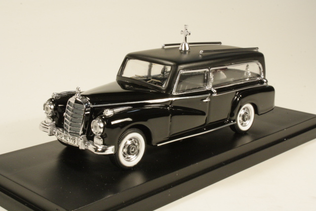 Mercedes 300D Carro Funebre 1960, musta