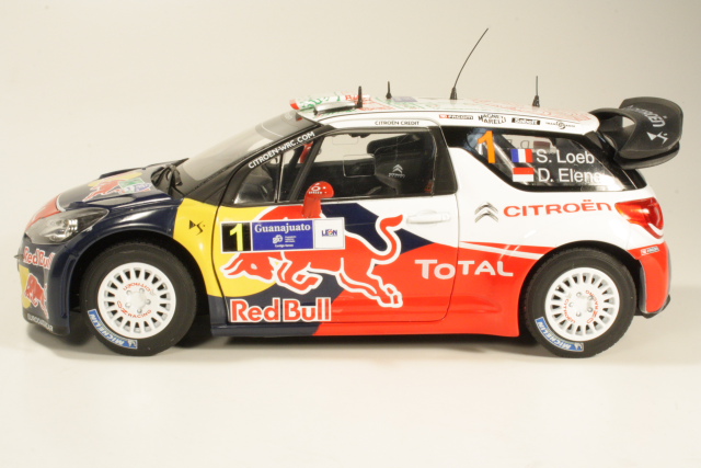 Citroen DS3 WRC, Mexique 2011, S.Loeb, no.1 - Sulje napsauttamalla kuva